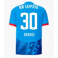 Pánský Fotbalový dres RB Leipzig Benjamin Sesko #30 2023-24 Třetí Krátký Rukáv